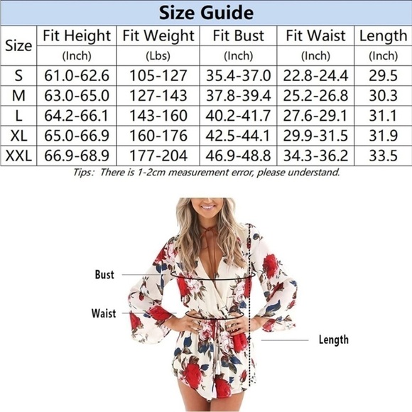 Floral romper playsuit jumpsuit - Picture 6 of 9